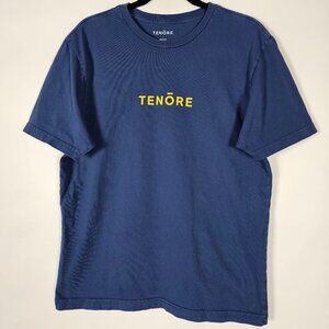 Tenore Highest Of The Ordinary 100% Cotton Mens Medium Short Sleeve Blue T Shirt